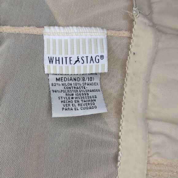 White Stag Women's Swim Dress One Piece Swimsuit Blue Medium 8/10 - Picture 8 of 10